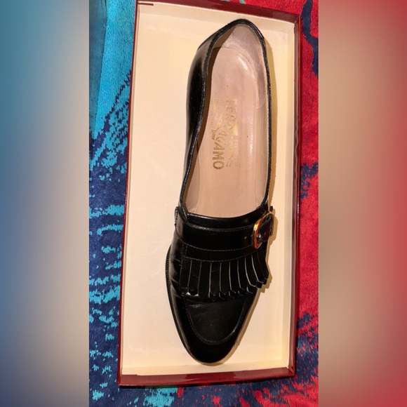 1950s-1960s Salvatore Ferregamo Quaker Oxford Dress Up Shoes - Picture 15 of 16